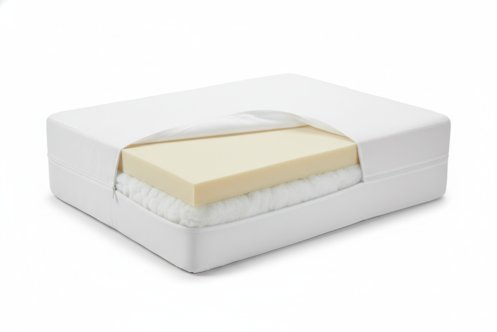 add a layer of white teteron cotton cover